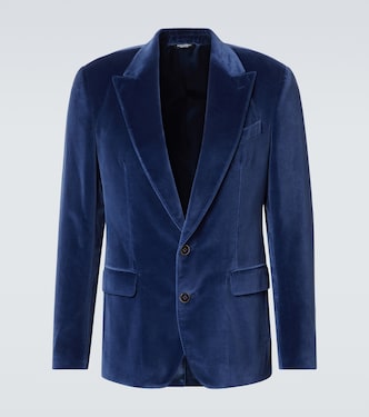 Cotton velvet blazer | Dolce&Gabbana