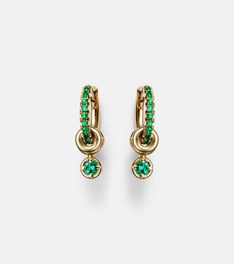 Boucles d'oreilles Zahra en or 18 ct et émeraudes | Spinelli Kilcollin