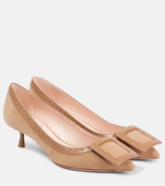 Viv' in the City 45 suede pumps | Roger Vivier