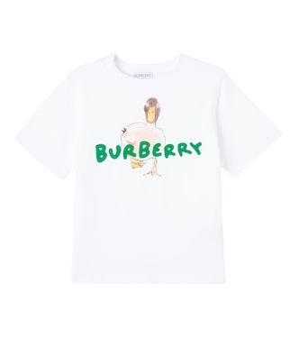 Logo printed cotton jersey T-shirt | Burberry Kids