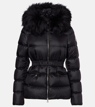 Boed shearling-trimmed down jacket | Moncler
