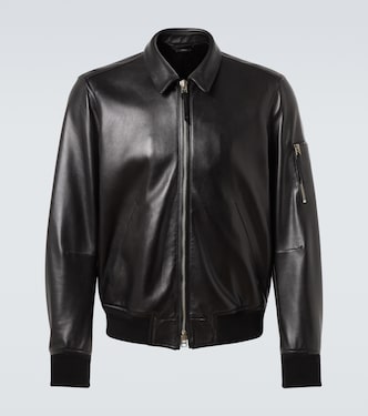 Leather blouson jacket | Tom Ford