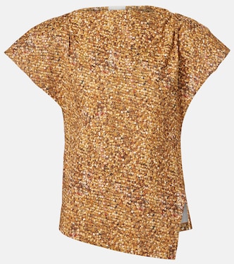 Sebani asymmetric cotton T-shirt | Isabel Marant