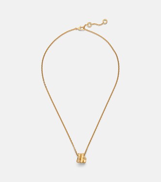 Serpenti Viper 18kt gold pendant necklace with diamonds | Bvlgari