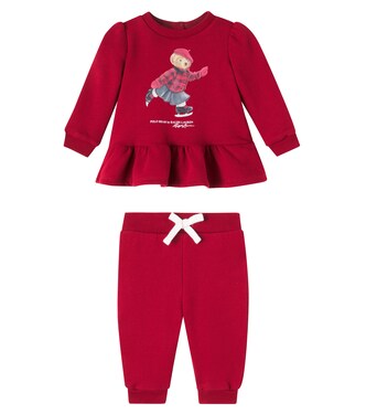Polo Bear sweatshirt and sweatpants set | Polo Ralph Lauren Kids