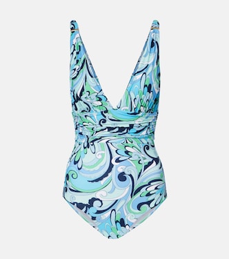 لباس سباحة مزموم بطبعات Panarea | Melissa Odabash