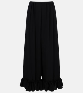 Silk crêpe de chine wide-leg pants | Chloé