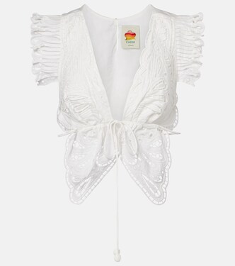 Broderie anglaise cotton top | Farm Rio