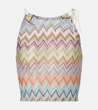 Top court Zigzag en lamé | Missoni
