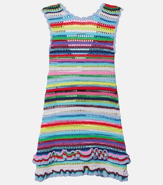 Crocheted minidress | Ganni