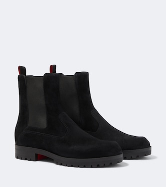 Cavernos suede Chelsea boots | Christian Louboutin