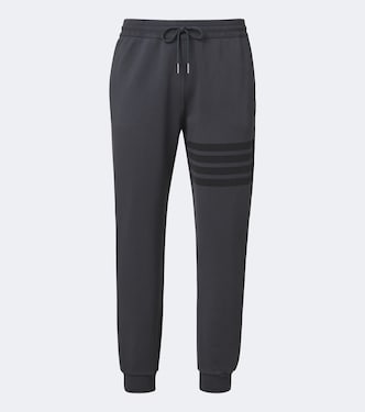 Striped cotton sweatpants | Thom Browne