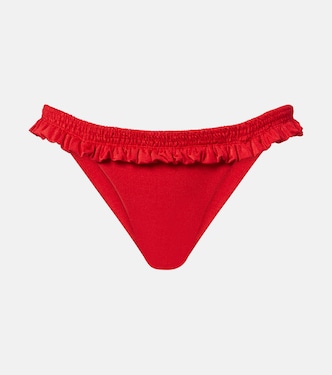 Esterel ruffled bikini bottoms | Faithfull