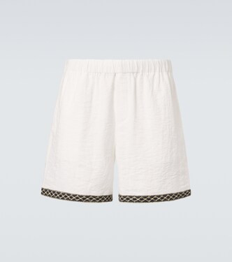 Crochet-trimmed shorts | Commas