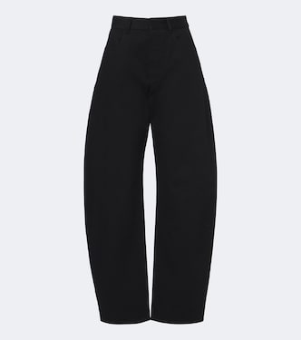 High-rise barrel-leg jeans | Alaïa