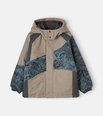 Bedruckte Skijacke Sneen | Wheat