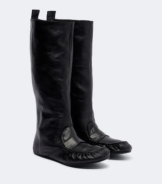 Bojan leather knee-high boots | Acne Studios