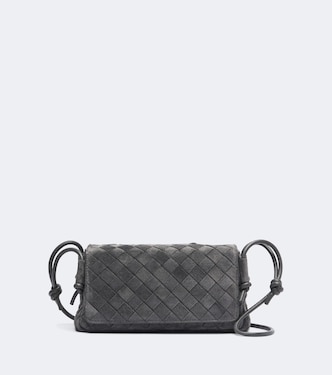 Notturno Mini suede crossbody bag | Bottega Veneta