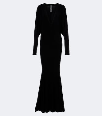 Dolman draped jersey gown | Norma Kamali