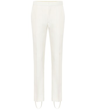 Pantalon Release 05 en laine et soie à taille haute | Wardrobe.NYC