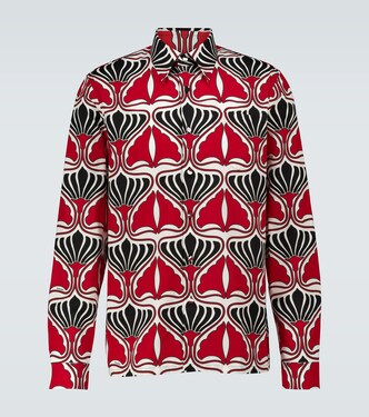 Bedrucktes Hemd aus Baumwolle | Prada