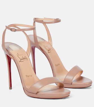 Loubi Queen 120 leather sandals | Christian Louboutin