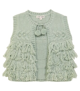 Sylvania fringe-trimmed vest | Louise Misha