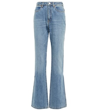 Fulham high-rise straight jeans | Joseph