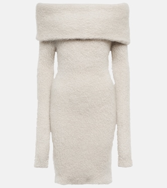 Aria off-shoulder mohair-blend sweater dress | Isabel Marant