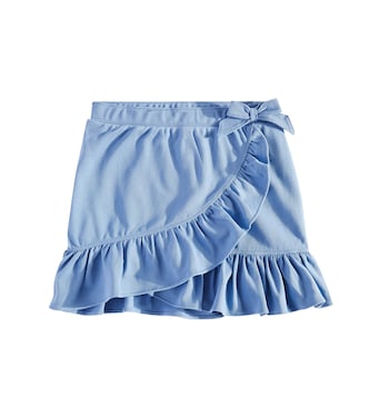 Bow-detail ruffled cotton skirt | Polo Ralph Lauren Kids