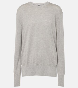 Silk and cashmere-blend sweater | Toteme