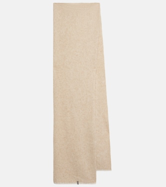 Cable-knit mohair scarf | Brunello Cucinelli