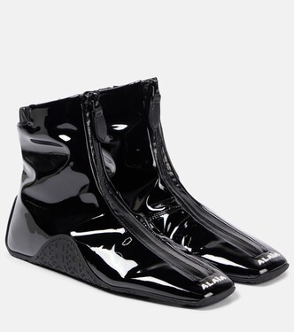 Ankle Boots Sneaker aus Lacklederimitat | Alaïa