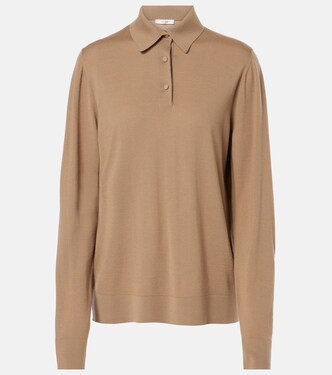 Ipanelli wool jersey polo sweater | The Row