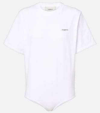 Logo cotton bodysuit | Coperni