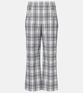 Pantalon ample Dova en coton mélangé | Veronica Beard