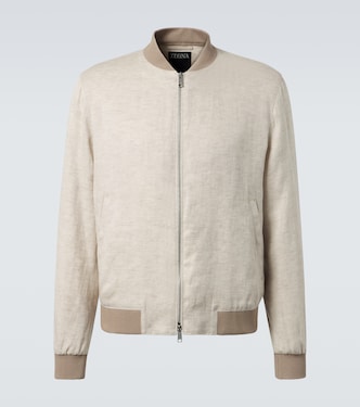 Linen bomber jacket | Zegna