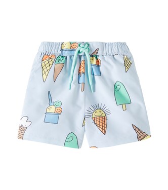 Baby printed swim trunks | Stella McCartney Kids