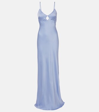 Cutout satin gown | Victoria Beckham