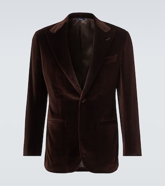 Cotton velvet blazer | Thom Sweeney