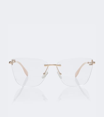 Lunettes carrées Fendi First Crystal | Fendi