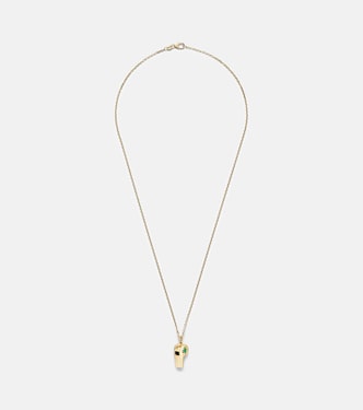 Collier en or 18 ct (750/1000) et émeraudes  | Anita Ko
