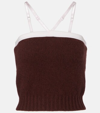 Wool and cashmere top | Prada