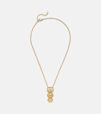 Isla Triple Oval 18kt gold chain necklace | Pamela Zamore