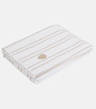 Striped cotton terry beach towel | Brunello Cucinelli