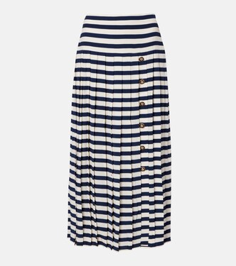 Lea striped midi skirt | Rixo