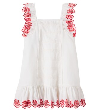 Kleid aus Leinen und Baumwolle | Stella McCartney Kids