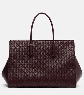 Barbara Medium leather tote bag | Bottega Veneta