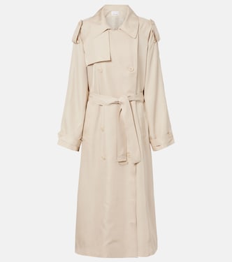 Veyron ovesized twill trench coat | The Frankie Shop