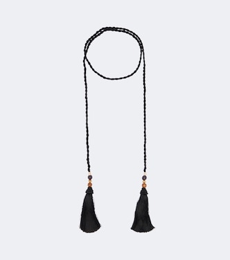 Gigi 18kt gold-plated braided necklace | Jennifer Behr
